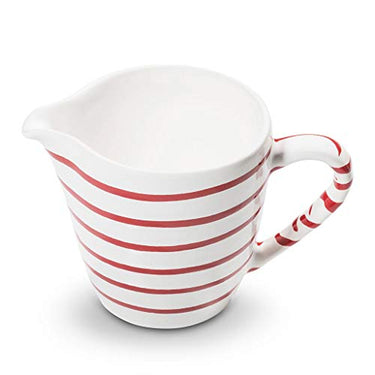 GMUNDNER KERAMIK Milk jug Gourmet Capacity: 0.2 liters Red flamed tableware, handmade in Austria on sale